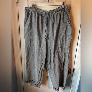 Black and White Checkered Pants